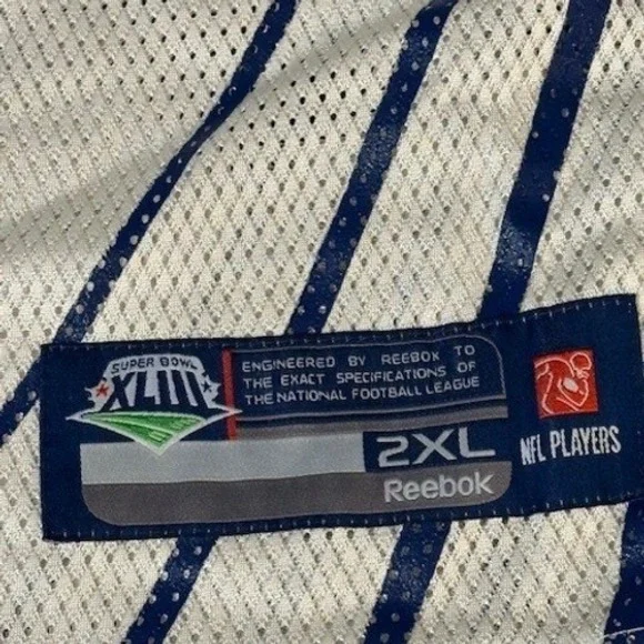Mens Reebok Ben Roethlisberger Pittsburgh Steelers Super Bowl XLIII Jersey 2XL - Picture 4 of 10